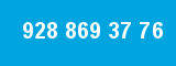 928 869 37 76 928 869 37 76